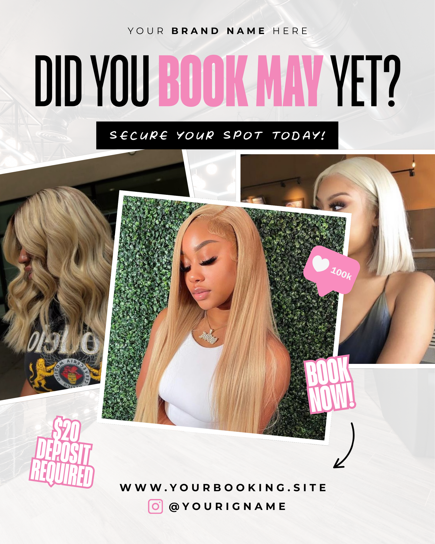Social Media Bookings Post