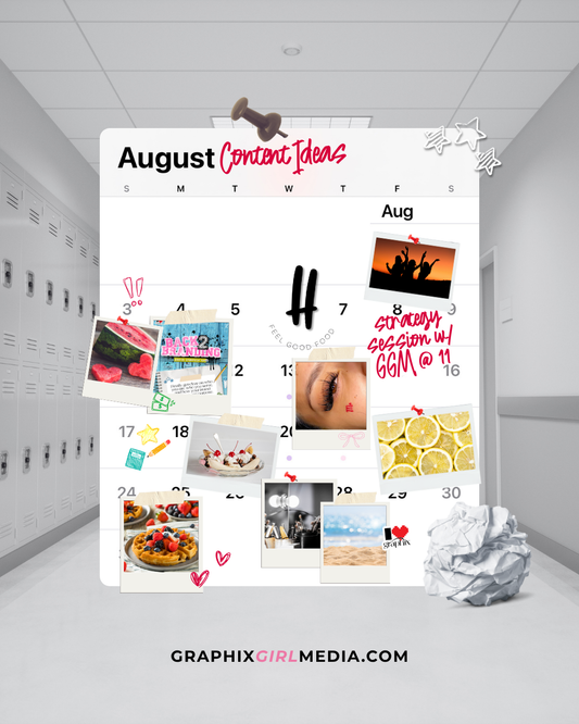 August Content Ideas for Food, Beauty & Product Brands